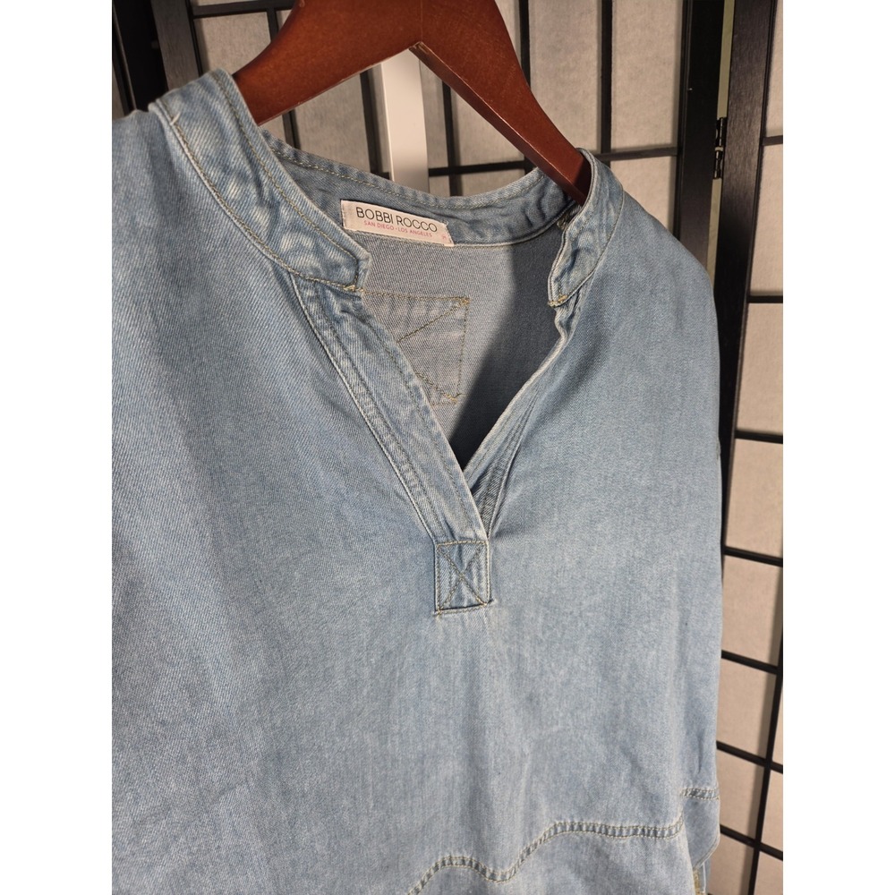 Bobbi Rocco Boho Western Denmark Denim Long sleeve Medium - Picture 5 of 8